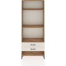 Arges Dolap 3 Raflı 2 Çekmeceli 88x30x221 Çam-aytaşı Çam
