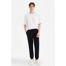 Defacto Jogger Fit Beli Bağcıklı Üç Cepli Pantolon F4680ax25aubk81 Siyah