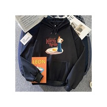 Tarzsokak Siyah Harrys House Grafik Unisex Karikatür Sonbahar Hoody Özgünlük Est