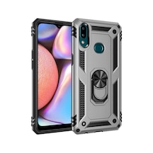 Teknomoda Samsung Uyumlu Galaxy A10S Vega Tank Zirh Metal Yüzüklü Standli Kilif 434579822