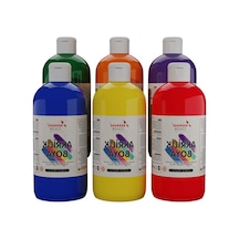 6'lı Ara Renkler Akrilik Boya Seti, 500gr 0,15 L