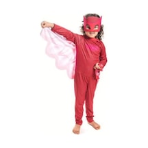 Pija Maskeliler Owlette Kırmızı Baykuş Kız Maskeli Kostüm Çok Renkli