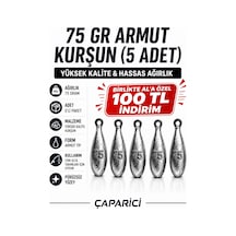 75 Gr Armut Dip Kurşunu 5 Adet Nazar Için Kurşun Kolay Eriyen Kurşun