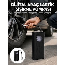 Type-c Şarjlı Güçlü Elektrikli Kompresör Motosiklet Oto Bisiklet İçin Yeni Nesil - Lisinya