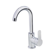 Gms Zirve Mix Kuğu Lavabo Musluk Bataryası Çift Su Girişli Zrv101