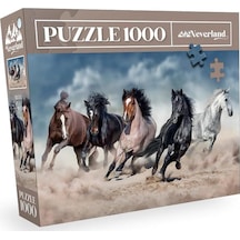 1000 Parça Puzzle - Horses Atlar