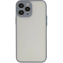 Gld-spt- Newface Apple Uyumlu iPhone 14 Pro Max Kılıf Montreal Silikon Kapak - Gri