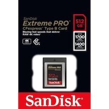 Sandisk Extreme Pro SDCFE-512G-GN4IN 512 GB CF Express Hafıza Kartı Sandisk Extreme Pro SDCFE-512G-GN4IN 512 GB CF Express Hafıza Kartı
