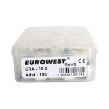 Eurowest 10,00mm Bej İzoleli Yüksük - 100 Adet