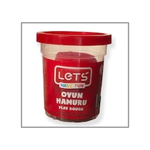 Lets Oyun Hamuru 115gr Kırmızı - 4 Adet Çok Renkli