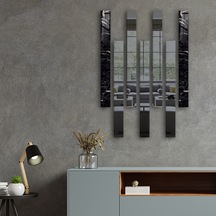 Decorita Dekor Camı | Granit Desenli Cam ve Füme Ayna 7'li Takım