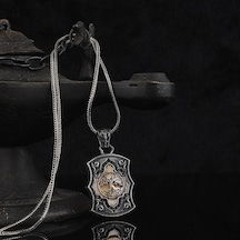 Hayat Ağacı Model 925 Ayar Gümüş Erkek Kolye Zincir Gklhayatagc-G