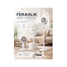 5 Kademeli Hız Ayarıyla Güçlü Hava Akışlı Dikey Vantilatör - Hs08379202-4438 Renkli