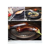 Tr Ultra Lüks Kalite Su Hazneli Ocak Üstü Granit Grill Barbekü Izgara Mangal, Khv2211 Diğer