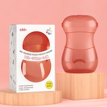 Geeroyoo 3 Aydan Büyük Bebekler İçin Sızdırmaz, Taşınabilir Mevsim Meyve Puree, Yoğurt Saklama Kutusu - Kırmızı Toptan Alım