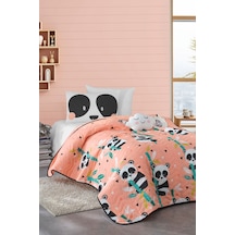 Enlora Home Kapitone Yatak Örtüsü Seti Tek Kişilik Panida Pembe