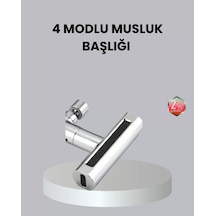 Abs Pirinç Alaşımlı Musluk Başlığı 4 Modlu 360 Dönebilen Ve Ekonomik Çok Renkli