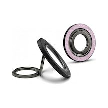 Youngkit Colorful Serisi Double Magnetik Ring Stand Telefon Tutucu Pembe