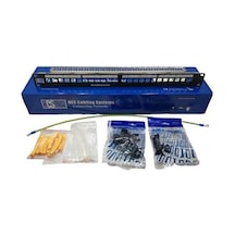 Hcs S-p00-02450-1u 24 Port Keystone Jack Utp Boş 19" 1u Patch Pan