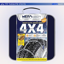Mefatech Oto Lastik Kar Zinciri 265/75/r15 4x4 Tipi Takmatik Kolay Montaj Binek Suv Minibüs 10 CM