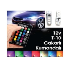 Kumandalı Led Park Ampül Dipsiz T10 12v
