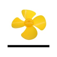 Plastik Pervane 100 MM Sarı