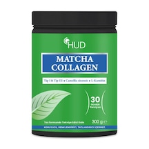 Hud Matcha Kolajen Tip I ve Tip Iıı ve Yeşil Çay Ekstresi 300 G