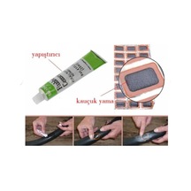 Bisiklet Motosiklet Oto Araç Lastik Bot Şişme Yatak Lastik Yama Seti 36 Lı Siyah