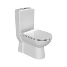 Turkuaz Bella Duvara Dayalı Klozet+Rezervuar+Yavaş Kapanır Slim K