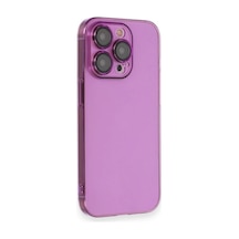 Apple Uyumlu iPhone 13 Pro Max Kılıf Armada Lensli Kapak Mor\
