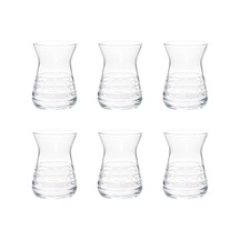 Classy 6'lı Çay Bardağı çok renkli