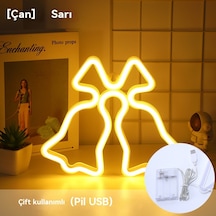 Sunnystore Led Neon Işıkları Tatil Kızdırma Şekillendirici Işıklar Pil Işıkları - Renkli - Wd0628p-42