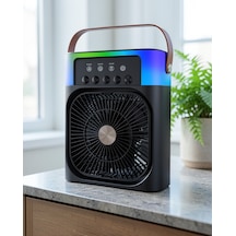 Masaüstü Sprey Fan Usb Şarjlı Rgb Işıklı 1l