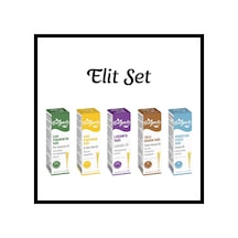 Elit Yağ Seti Çam, Sarı Kantaron,lavanta,tatlı Badem,hindistan Cevizi 20 Ml 5'li Set Damlalıklı