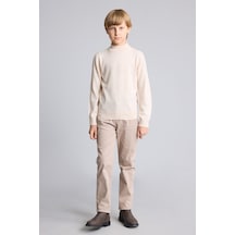 Defacto Erkek Çocuk Okula Dönüş Regular Fit Düz Paça Gabardin Pantolon U3254a625aubg716 Bej
