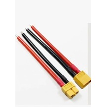 Sanec Xt60 Erkek Dişi Lipo Pil Şarj Kablosu 15 Cm 1,5mm Silikon Kablolu