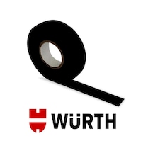 10 Adet Würth Yüksek Sıcaklık Dayanıklı Tüysüz Bez Bant 19Mmx15M