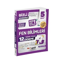 Gizli Yayınları 5. Sınıf Fen Bilimleri 12'li Deneme-meb Gibi Sordu