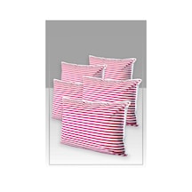5'li Set Yastık Düzenleyici Hurç Pembe Çizgili 50x70 Cm Pembe