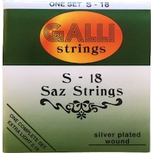 Galli S-18 Kısa Sap Saz Teli 0.18