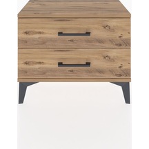 Arges Komodin 2 Çekmeceli 60x30x48 Çam-çam Çam