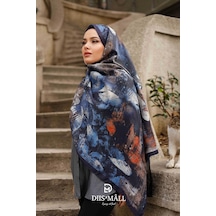 Mimiyum Estella Desen Soft Şal Lacivert