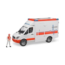 Bruder Mercedes Benz Sprinter Sirenli Ambulans ve Ekibi 02676