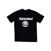 Stoned&Fame Tokio Hotel Baskılı Unisex Siyah %100 Pamuk T-shirt SIYAH Siyah