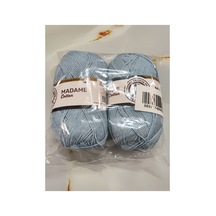 Madame Cotton Açık Mavi El Örgü İpi 2 Adet - Amigurumi İpi - Renk: 014