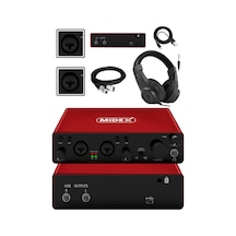 Glx-800rd-h Üst Segment Usb Stüdyo Ses Kartı 2 Giriş 2 Çıkış 24bit/192khz Kulaklık Kablo Dahil