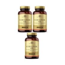 Solgar Cod Liver Oil 3 x 100 Kapsül