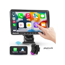 7 Tak Çalıştır Kablosuz Apple Carplay Ve Android Auto Oto Multimedya Araç Araba Ekran Double Teyp