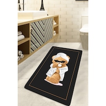 Bornouse 3'lü Set Banyo Halısı Djtbanyo Renkli