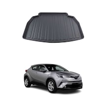 Toyota C-hr 2016+ Uyumlu Araca Özel Kauçuk Tpe Bagaj Havuzu Siyah Stepnesiz Model İçin